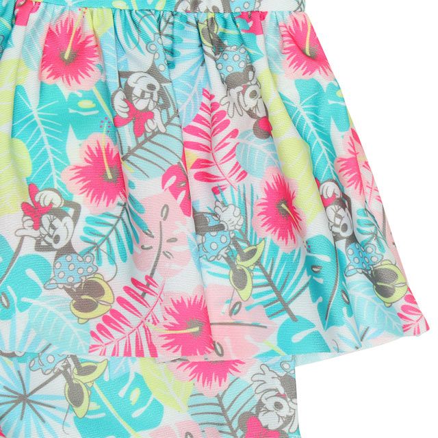 【ベビードール】ミニー セパレート水着 0440K / ベビーサイズ キッズ スイムウェア 水着 セパレート 上下セット ヘアバンド付き 3点セット 速乾 やわらか 楽ちん 【hg】