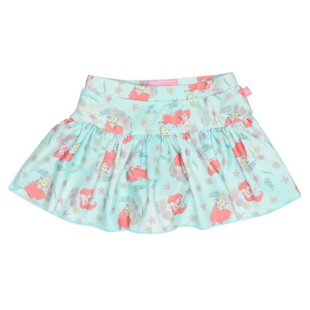 【ベビードール】アリエル プリンセス水着 0442K / ベビーサイズ キッズ スイムウェア 水着 セパレート 上下セット ヘアバンド付き 3点セット 速乾 やわらか 楽ちん 【hg】