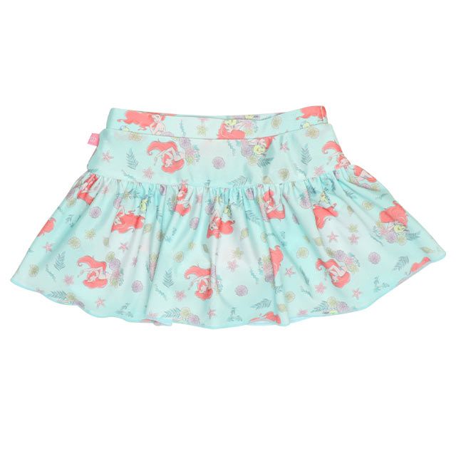 【ベビードール】アリエル プリンセス水着 0442K / ベビーサイズ キッズ スイムウェア 水着 セパレート 上下セット ヘアバンド付き 3点セット 速乾 やわらか 楽ちん 【hg】