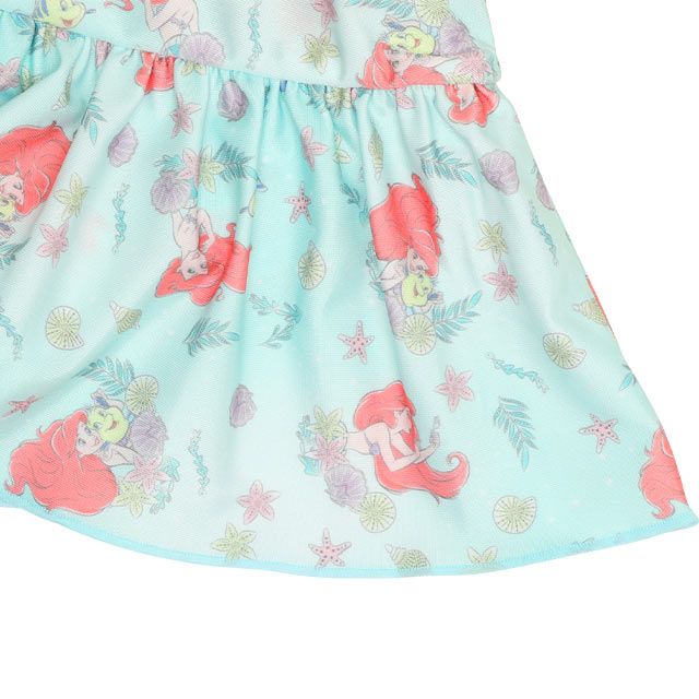 【ベビードール】アリエル プリンセス水着 0442K / ベビーサイズ キッズ スイムウェア 水着 セパレート 上下セット ヘアバンド付き 3点セット 速乾 やわらか 楽ちん 【hg】