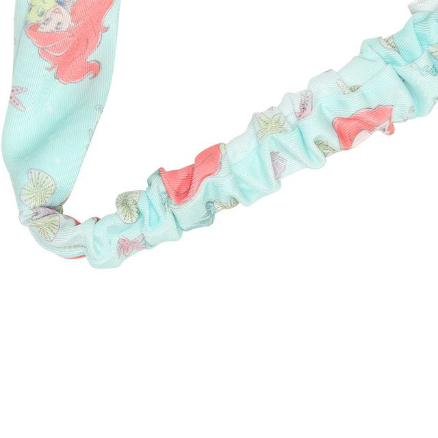 【ベビードール】アリエル プリンセス水着 0442K / ベビーサイズ キッズ スイムウェア 水着 セパレート 上下セット ヘアバンド付き 3点セット 速乾 やわらか 楽ちん 【hg】