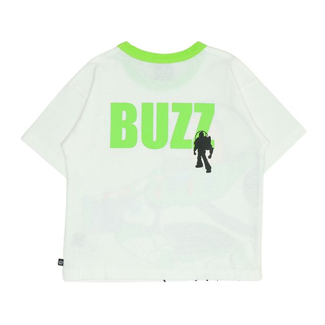 【ベビードール】バズ Tシャツ&ハーフパンツ 2点セット 0464K / トイ・ストーリー ベビーサイズ キッズ トップス ボトムス 半袖 短パン ショートパンツ 半ズボン ウエスト総ゴム ゴム穴付 上下セットアップ コーデセット