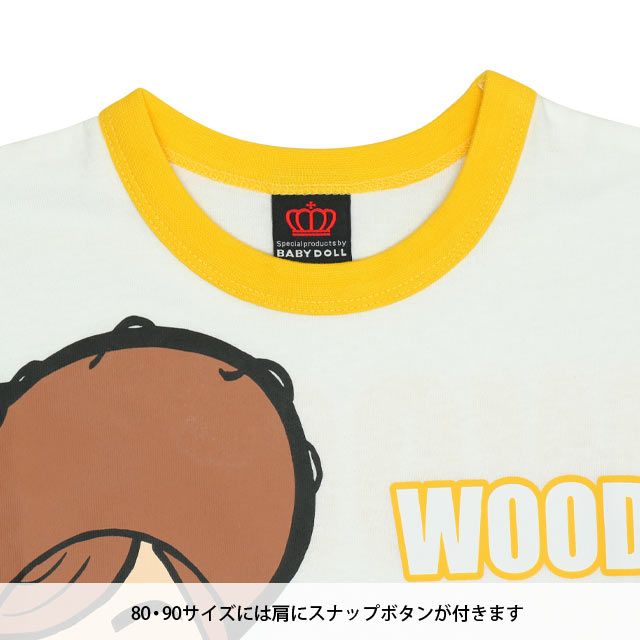 【ベビードール】バズ Tシャツ&ハーフパンツ 2点セット 0464K / トイ・ストーリー ベビーサイズ キッズ トップス ボトムス 半袖 短パン ショートパンツ 半ズボン ウエスト総ゴム ゴム穴付 上下セットアップ コーデセット