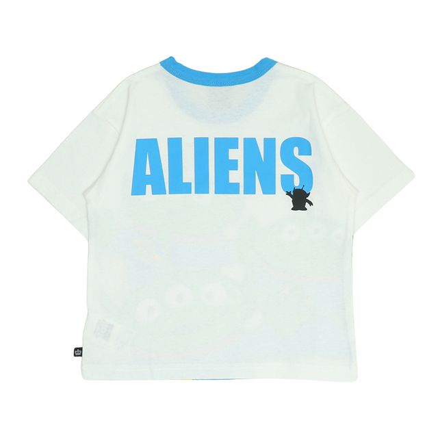 【ベビードール】リトルグリーンメン Tシャツ&ハーフパンツ 2点セット 0464K / トイ・ストーリー ベビーサイズ キッズ トップス ボトムス 半袖 短パン ショートパンツ 半ズボン ウエスト総ゴム ゴム穴付 上下セットアップ コーデセット