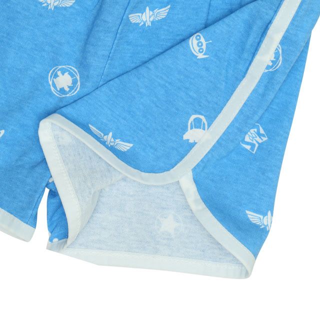 【ベビードール】ウッディ Tシャツ&ハーフパンツ 2点セット 0464K / トイ・ストーリー ベビーサイズ キッズ トップス ボトムス 半袖 短パン ショートパンツ 半ズボン ウエスト総ゴム ゴム穴付 上下セットアップ コーデセット