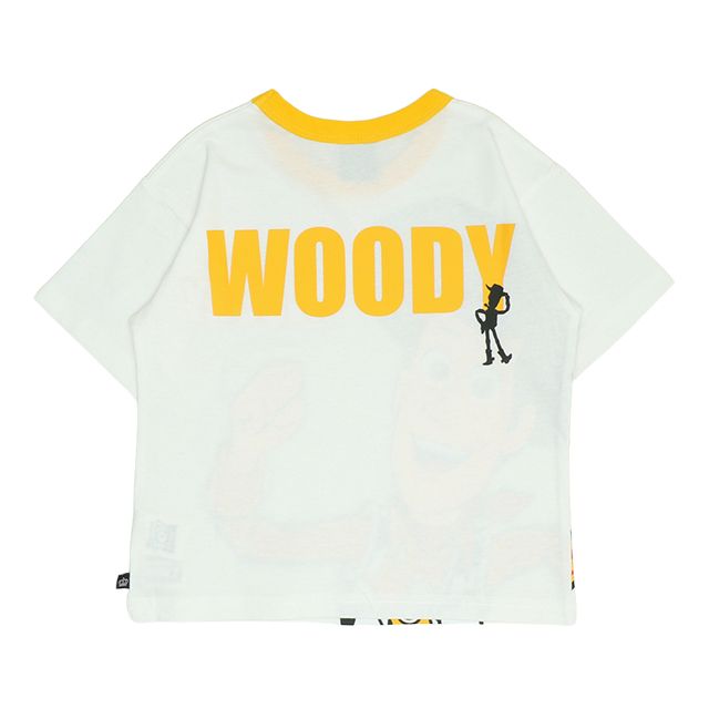 【ベビードール】ウッディ Tシャツ&ハーフパンツ 2点セット 0464K / トイ・ストーリー ベビーサイズ キッズ トップス ボトムス 半袖 短パン ショートパンツ 半ズボン ウエスト総ゴム ゴム穴付 上下セットアップ コーデセット