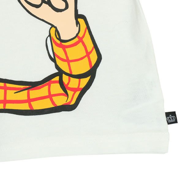 【ベビードール】ウッディ Tシャツ&ハーフパンツ 2点セット 0464K / トイ・ストーリー ベビーサイズ キッズ トップス ボトムス 半袖 短パン ショートパンツ 半ズボン ウエスト総ゴム ゴム穴付 上下セットアップ コーデセット