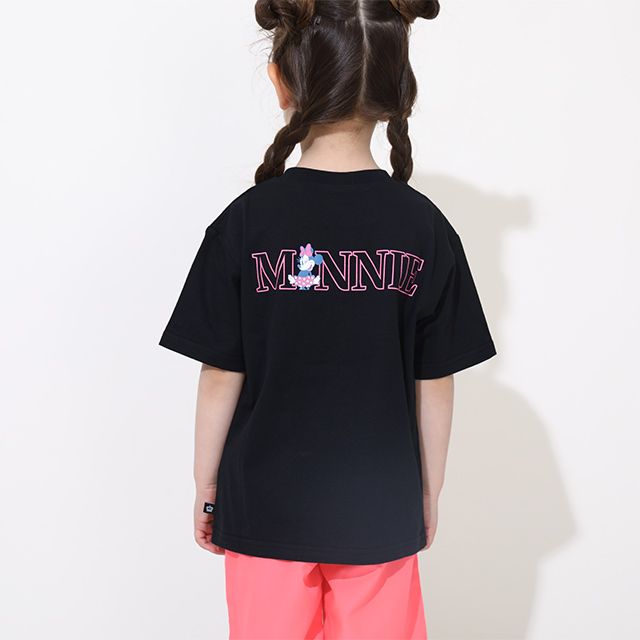 【ベビードール】親子お揃い ウォーターマジックキャラクターTシャツ 0465K / 水に濡れると柄が浮き出る ミニー デイジー ベビーサイズ キッズ リンクコーデ ペアルック 親子コーデ トップス 半袖 天竺素材