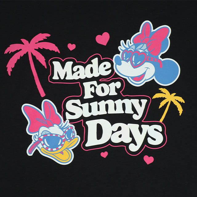 【ベビードール】親子お揃い ウォーターマジックキャラクターTシャツ 0465A / 水に濡れると柄が浮き出る ミニー デイジー 大人 ユニセックス 男女兼用 リンクコーデ ペアルック 親子コーデ トップス 半袖 天竺素材