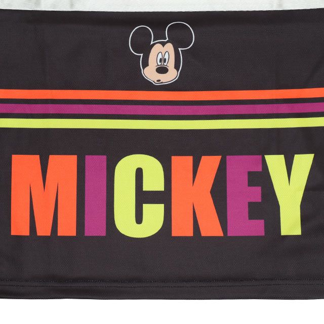 【ベビードール】ミッキー カラフルラインTシャツ 0466K / ベビーサイズ キッズ トップス 半袖 スポーティコーデ 速乾