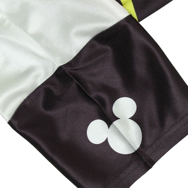 【ベビードール】ミッキー カラフルラインTシャツ 0466K / ベビーサイズ キッズ トップス 半袖 スポーティコーデ 速乾