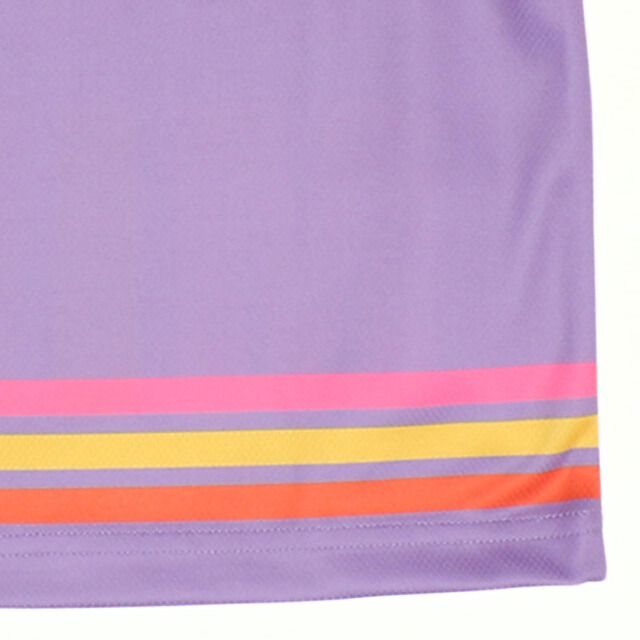 【ベビードール】ミニー カラフルラインTシャツ 0466K / ベビーサイズ キッズ トップス 半袖 スポーティコーデ 速乾