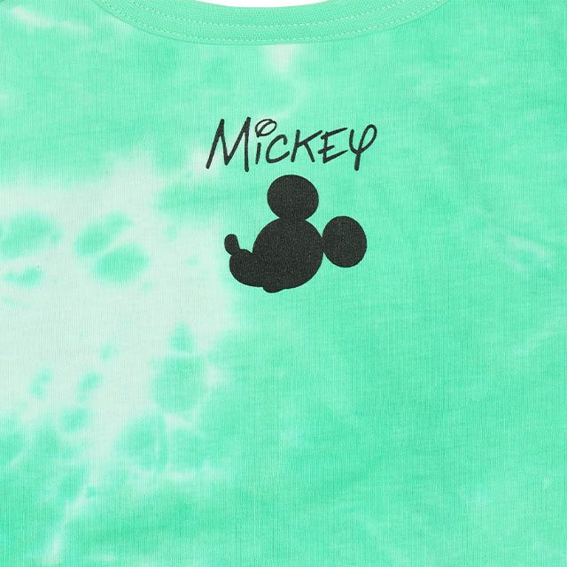 【ベビードール】ミッキー キャラクタータイダイタンクトップ 0468K / ベビーサイズ キッズ トップス 袖なし クルーネック ノースリーブ 天竺素材
