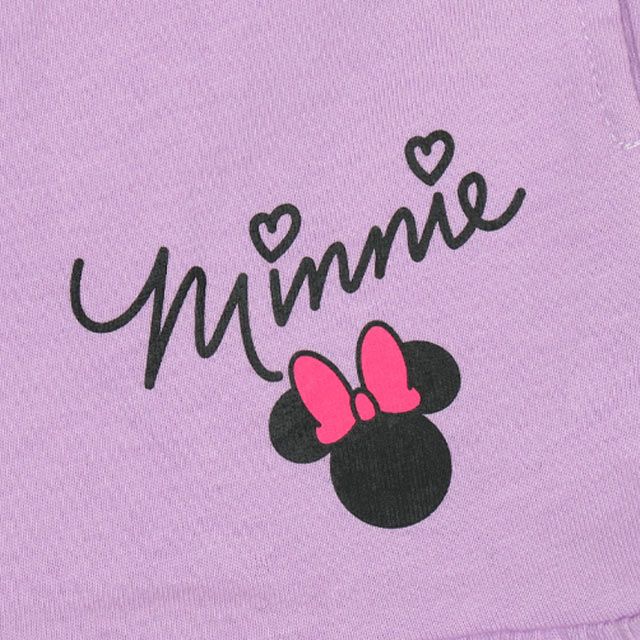 【ベビードール】ミニー デイジー フリルチュニック&ショートパンツ 2点セット 0472K / ベビーサイズ キッズ トップス ボトムス 半袖 短パン ショートパンツ 半ズボン ウエスト総ゴム ゴム穴付 上下セットアップ コーデセット