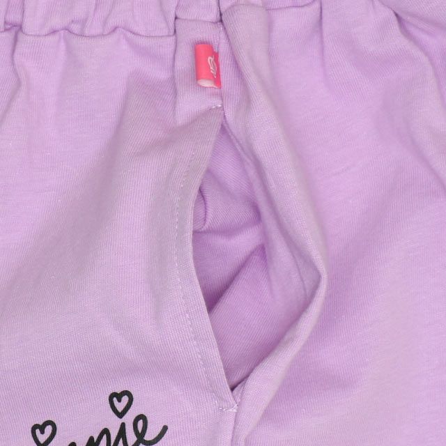 【ベビードール】ミニー デイジー フリルチュニック&ショートパンツ 2点セット 0472K / ベビーサイズ キッズ トップス ボトムス 半袖 短パン ショートパンツ 半ズボン ウエスト総ゴム ゴム穴付 上下セットアップ コーデセット