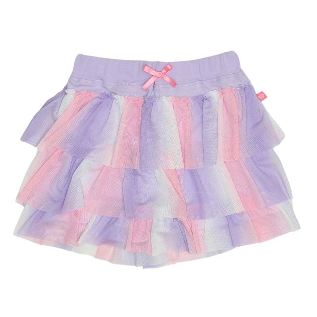 【ベビードール】ラプンツェル プリンセス / Tシャツ&フリルショートパンツ 2点セット 0474K / キッズ トップス ボトムス 半袖 短パン ショートパンツ 半ズボン ウエスト総ゴム ゴム穴付 上下セットアップ コーデセット