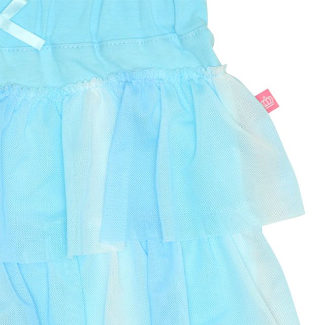 【ベビードール】ラプンツェル プリンセス / Tシャツ&フリルショートパンツ 2点セット 0474K / キッズ トップス ボトムス 半袖 短パン ショートパンツ 半ズボン ウエスト総ゴム ゴム穴付 上下セットアップ コーデセット