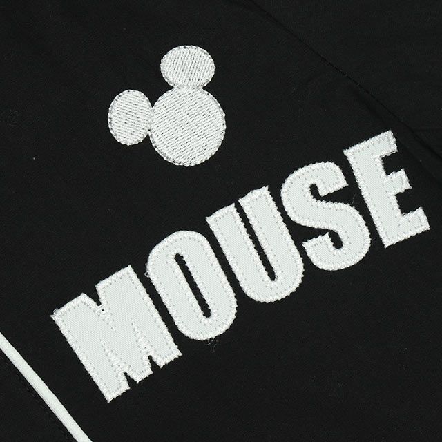 【ベビードール】ミッキー ベースボール半袖シャツ 0475K / ベビーサイズ キッズ トップス 半袖 羽織 ユニフォーム風 スポーティ