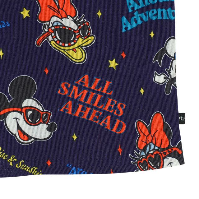 【ベビードール】親子お揃い リゾート総柄シャツ 0479K （ボトムス別売） / ミッキー ミニー デイジー ドナルド ベビーサイズ キッズ リンクコーデ ペアルック 親子コーデ トップス 羽織 半袖 開襟シャツ セットアップコーデ