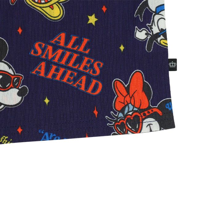 【ベビードール】親子お揃い リゾート総柄シャツ 0479A （ボトムス別売） / ミッキー ミニー デイジー ドナルド 大人 ユニセックス 男女兼用 リンクコーデ ペアルック 親子コーデ トップス 羽織 半袖 開襟シャツ セットアップコーデ