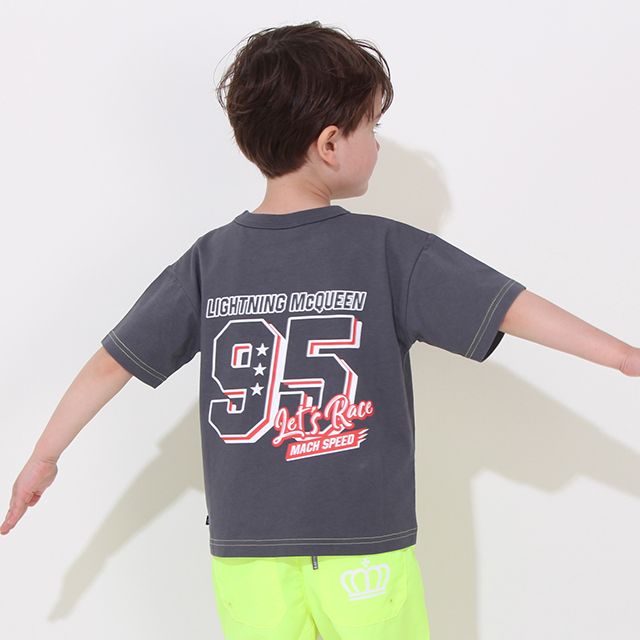 【ベビードール】カーズ ヴィンテージ風Tシャツ 0511K / マックィーン ジャクソン・ストーム ベビーサイズ キッズ トップス 半袖 クルーネック カットソー