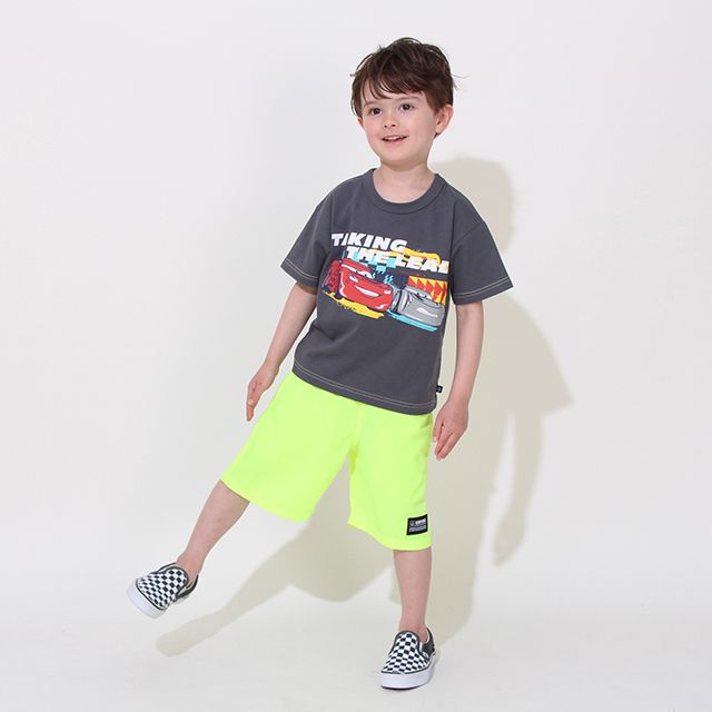 【ベビードール】カーズ ヴィンテージ風Tシャツ 0511K / マックィーン ジャクソン・ストーム ベビーサイズ キッズ トップス 半袖 クルーネック カットソー