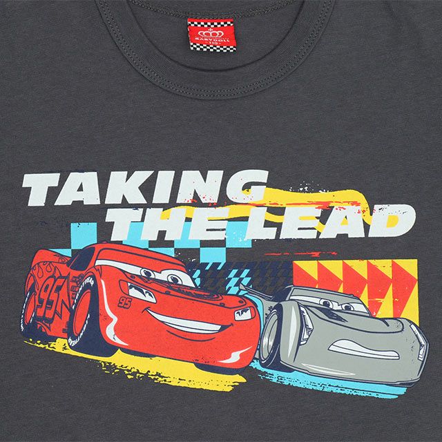 【ベビードール】カーズ ヴィンテージ風Tシャツ 0511K / マックィーン ジャクソン・ストーム ベビーサイズ キッズ トップス 半袖 クルーネック カットソー