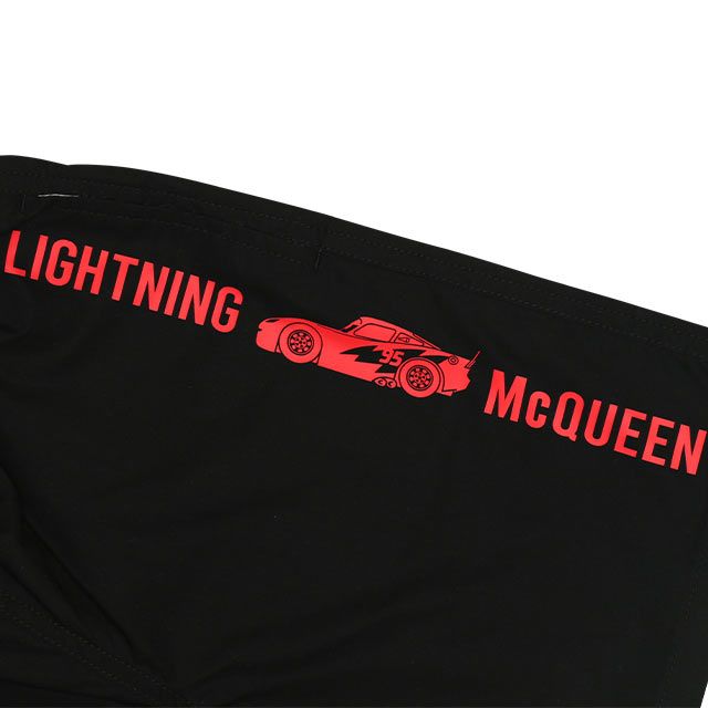 【ベビードール】カーズ サイドロゴハーフパンツ 0513K / マックィーン ベビーサイズ キッズ ボトム 半ズボン 短パン ウエスト総ゴム ゴム穴付 速乾