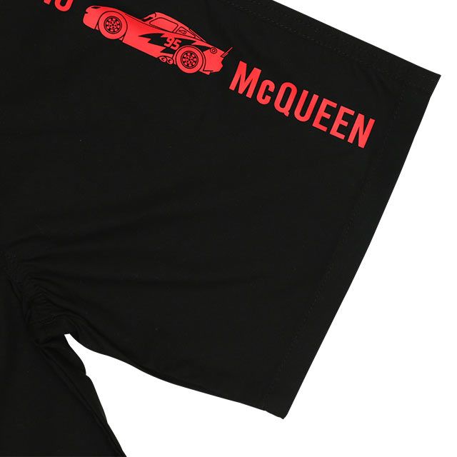 【ベビードール】カーズ サイドロゴハーフパンツ 0513K / マックィーン ベビーサイズ キッズ ボトム 半ズボン 短パン ウエスト総ゴム ゴム穴付 速乾