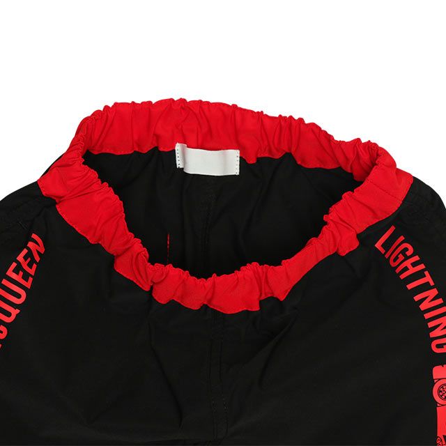 【ベビードール】カーズ サイドロゴハーフパンツ 0513K / マックィーン ベビーサイズ キッズ ボトム 半ズボン 短パン ウエスト総ゴム ゴム穴付 速乾