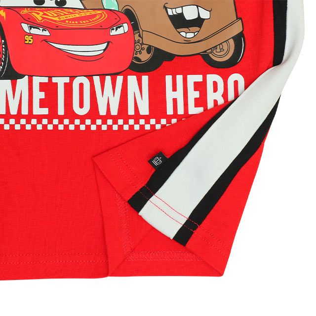 【ベビードール】カーズ サイド切り替えタンクトップ 0514K / マックィーン メーター ベビーサイズ キッズ トップス 袖なし クルーネックカットソー ノースリーブ 天竺素材 スポーティ