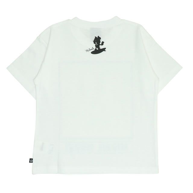 【ベビードール】ミニー 親子お揃い サーフTシャツ 0539K / ベビーサイズ キッズ リンクコーデ ペアルック 親子コーデ トップス 半袖 天竺素材 リゾート