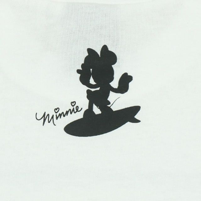 【ベビードール】ミニー 親子お揃い サーフTシャツ 0539K / ベビーサイズ キッズ リンクコーデ ペアルック 親子コーデ トップス 半袖 天竺素材 リゾート