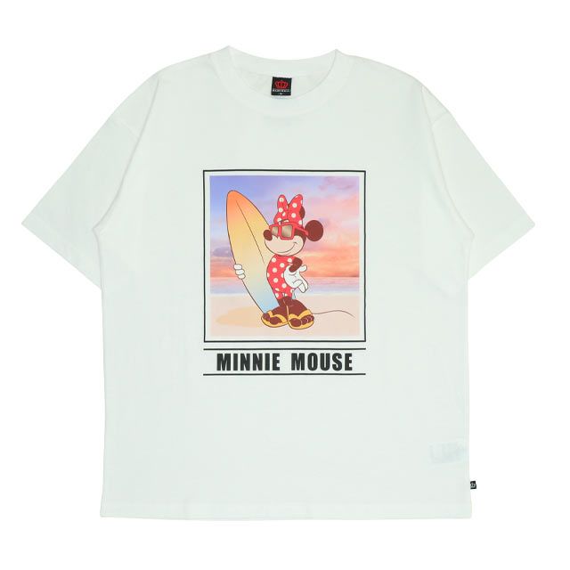 【ベビードール】ミニー 親子お揃い サーフTシャツ 0539A / 大人 ユニセックス 男女兼用 リンクコーデ ペアルック 親子コーデ トップス 半袖 天竺素材 リゾート