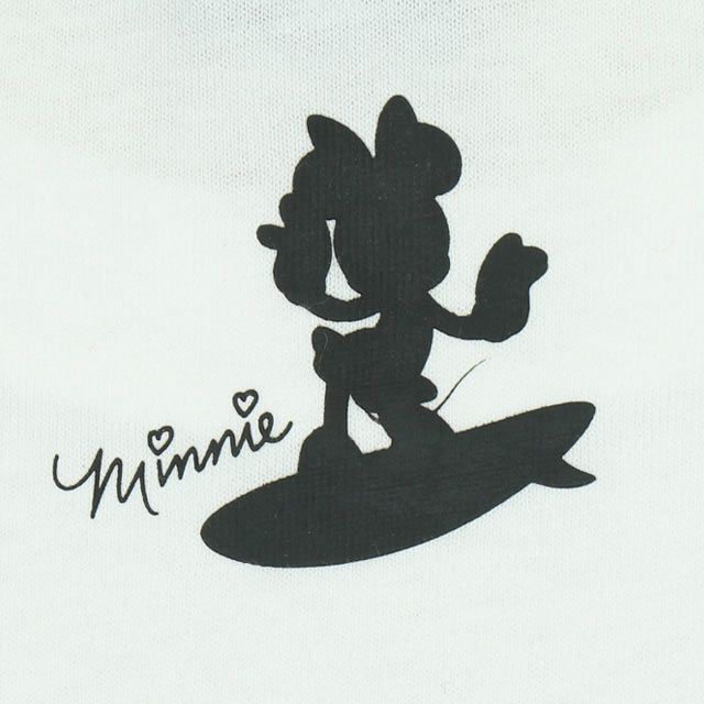 【ベビードール】ミニー 親子お揃い サーフTシャツ 0539A / 大人 ユニセックス 男女兼用 リンクコーデ ペアルック 親子コーデ トップス 半袖 天竺素材 リゾート