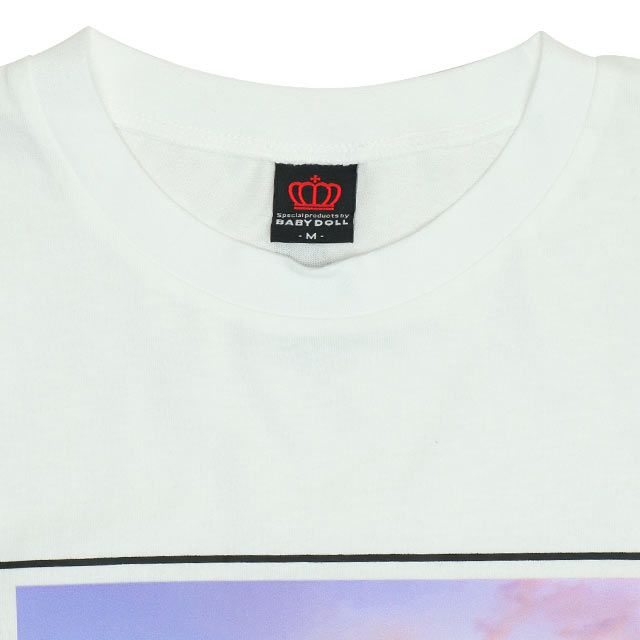 【ベビードール】ミニー 親子お揃い サーフTシャツ 0539A / 大人 ユニセックス 男女兼用 リンクコーデ ペアルック 親子コーデ トップス 半袖 天竺素材 リゾート