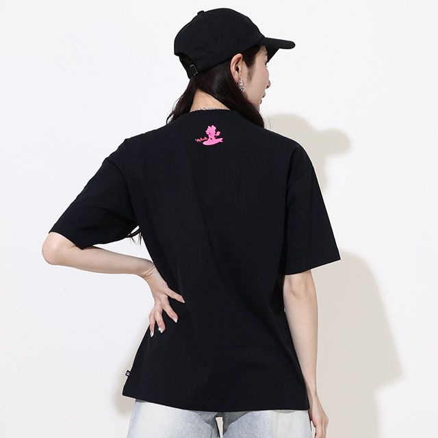 【ベビードール】ミニー 親子お揃い サーフTシャツ 0539A / 大人 ユニセックス 男女兼用 リンクコーデ ペアルック 親子コーデ トップス 半袖 天竺素材 リゾート