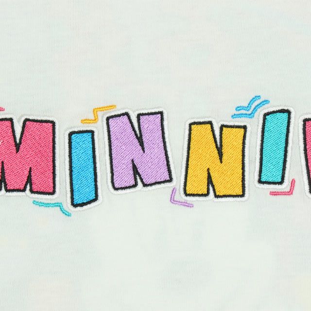 【ベビードール】ミニー 親子お揃い バックキャラクターTシャツ 0540K / ベビーサイズ キッズ リンクコーデ ペアルック 親子コーデ トップス 半袖 天竺素材 ヒョウ柄