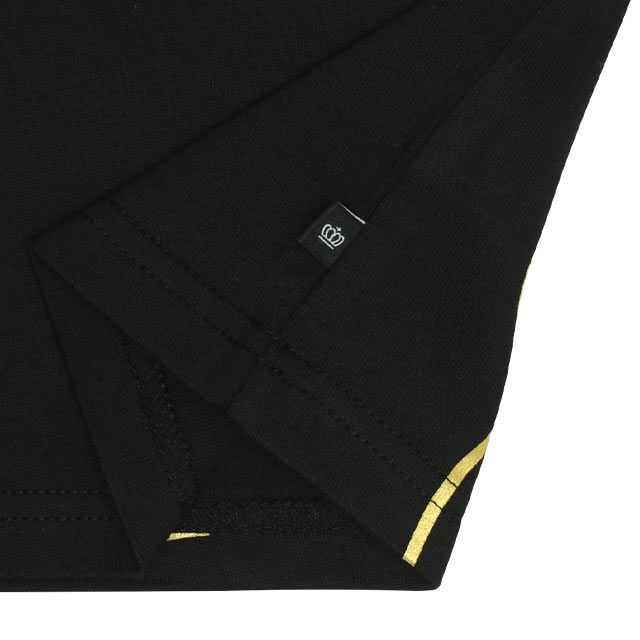 【ベビードール】ミニー 親子お揃い 箔キャラクターTシャツ 0541K / ベビーサイズ キッズ リンクコーデ ペアルック 親子コーデ トップス 半袖 天竺素材 ゴージャス ゴールド