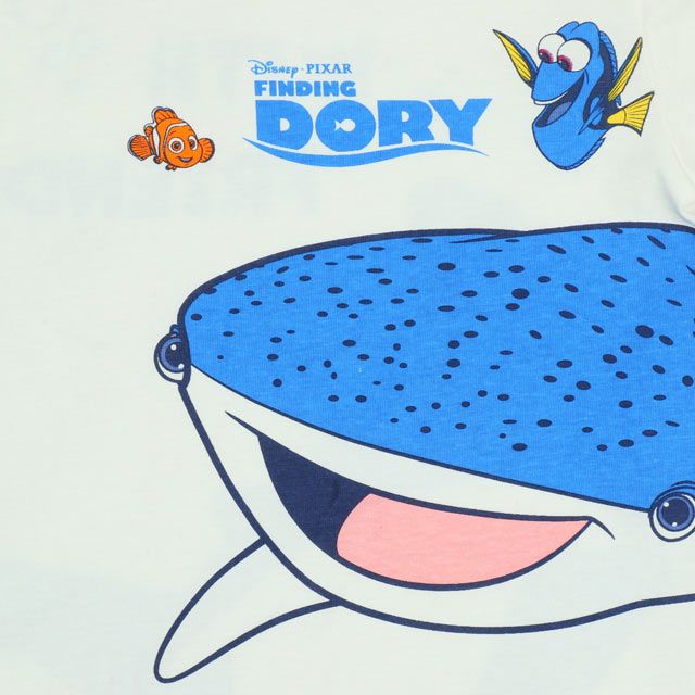 【ベビードール】親子お揃い ファインディング・ドリー 限定Tシャツ 0568K / ドリー デスティニー ニモ ベビーサイズ キッズ リンクコーデ ペアルック 親子コーデ トップス 半袖 天竺素材