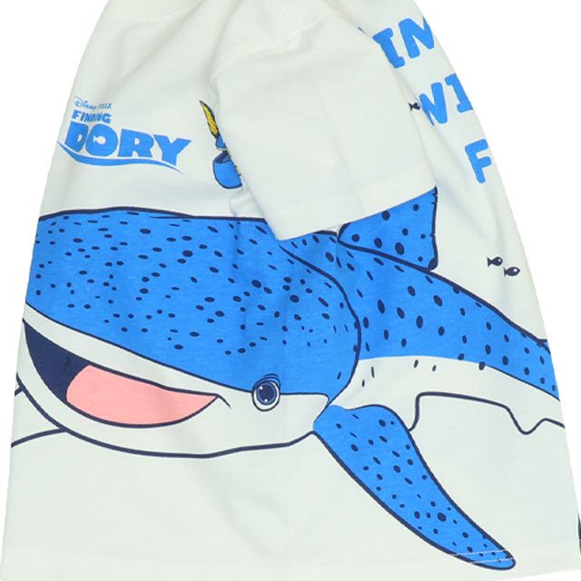 【ベビードール】親子お揃い ファインディング・ドリー 限定Tシャツ 0568K / ドリー デスティニー ニモ ベビーサイズ キッズ リンクコーデ ペアルック 親子コーデ トップス 半袖 天竺素材