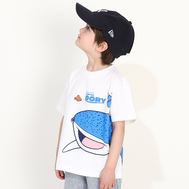 【ベビードール】親子お揃い ファインディング・ドリー 限定Tシャツ 0568K / ドリー デスティニー ニモ ベビーサイズ キッズ リンクコーデ ペアルック 親子コーデ トップス 半袖 天竺素材