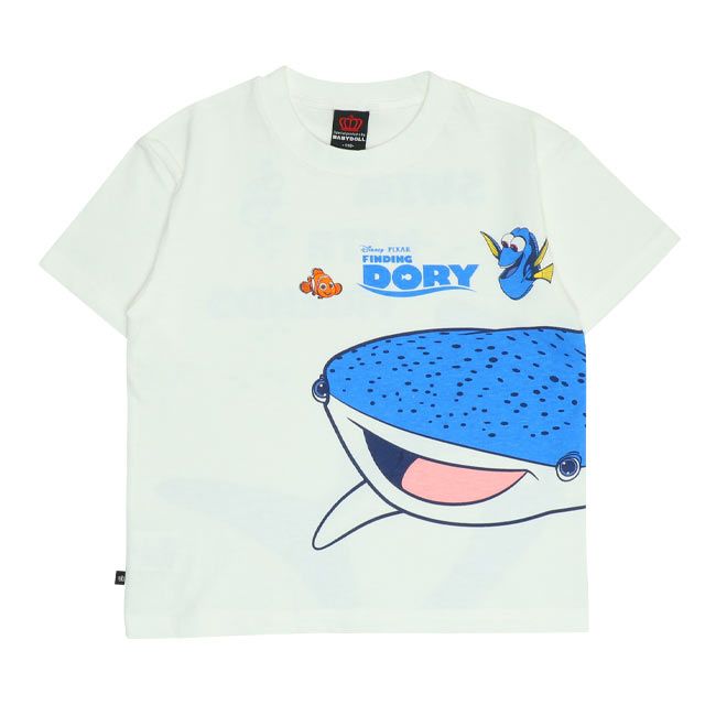 【ベビードール】親子お揃い ファインディング・ドリー 限定Tシャツ 0568K / ドリー デスティニー ニモ ベビーサイズ キッズ リンクコーデ ペアルック 親子コーデ トップス 半袖 天竺素材