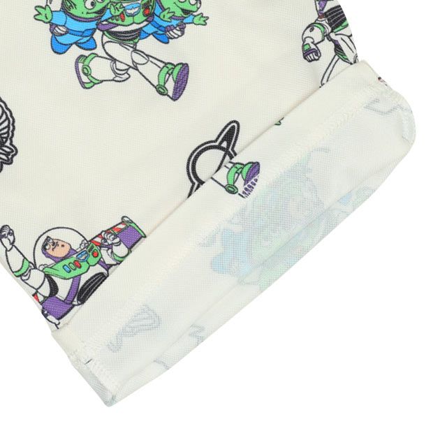 【ベビードール】ウッディ メッシュ総柄 ハーフパンツ 0569K （トップス別売） / トイ・ストーリー ブルズアイ ベビーサイズ キッズ ボトム 短パン ウエスト総ゴム インナーパンツ付き セットアップアイテム