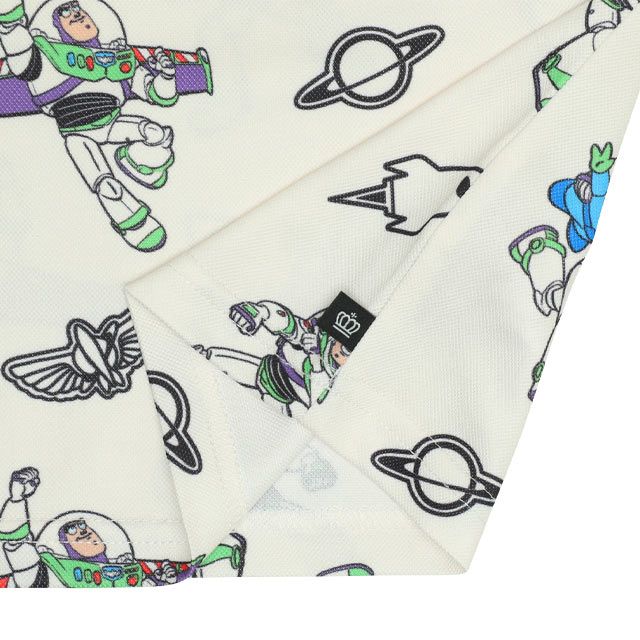 【ベビードール】バズ メッシュ総柄 Tシャツ 0570K （ボトムス別売） / トイ・ストーリー リトルグリーンメン ベビーサイズ キッズ トップス 半袖 セットアップアイテム