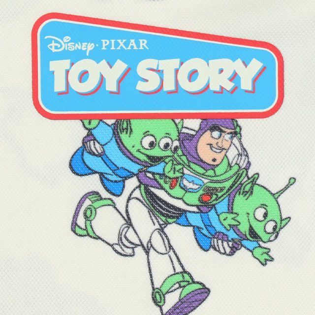 【ベビードール】バズ メッシュ総柄 Tシャツ 0570K （ボトムス別売） / トイ・ストーリー リトルグリーンメン ベビーサイズ キッズ トップス 半袖 セットアップアイテム