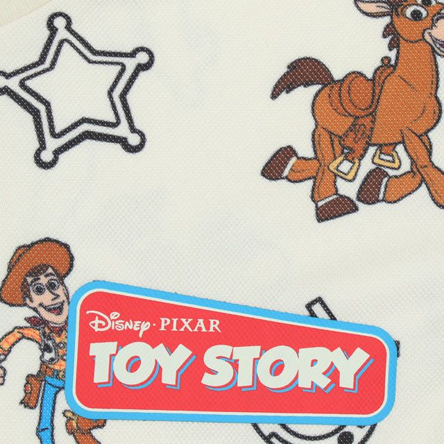 【ベビードール】ウッディ メッシュ総柄 Tシャツ 0570K （ボトムス別売） / トイ・ストーリー ブルズアイ ベビーサイズ キッズ トップス 半袖 セットアップアイテム