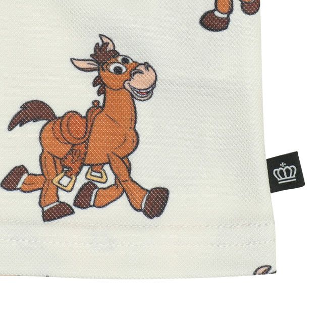 【ベビードール】ウッディ メッシュ総柄 Tシャツ 0570K （ボトムス別売） / トイ・ストーリー ブルズアイ ベビーサイズ キッズ トップス 半袖 セットアップアイテム