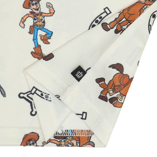 【ベビードール】ウッディ メッシュ総柄 Tシャツ 0570K （ボトムス別売） / トイ・ストーリー ブルズアイ ベビーサイズ キッズ トップス 半袖 セットアップアイテム