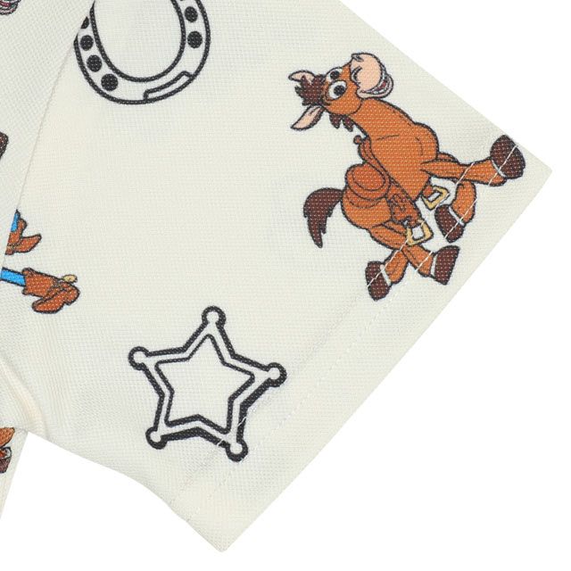 【ベビードール】ウッディ メッシュ総柄 Tシャツ 0570K （ボトムス別売） / トイ・ストーリー ブルズアイ ベビーサイズ キッズ トップス 半袖 セットアップアイテム